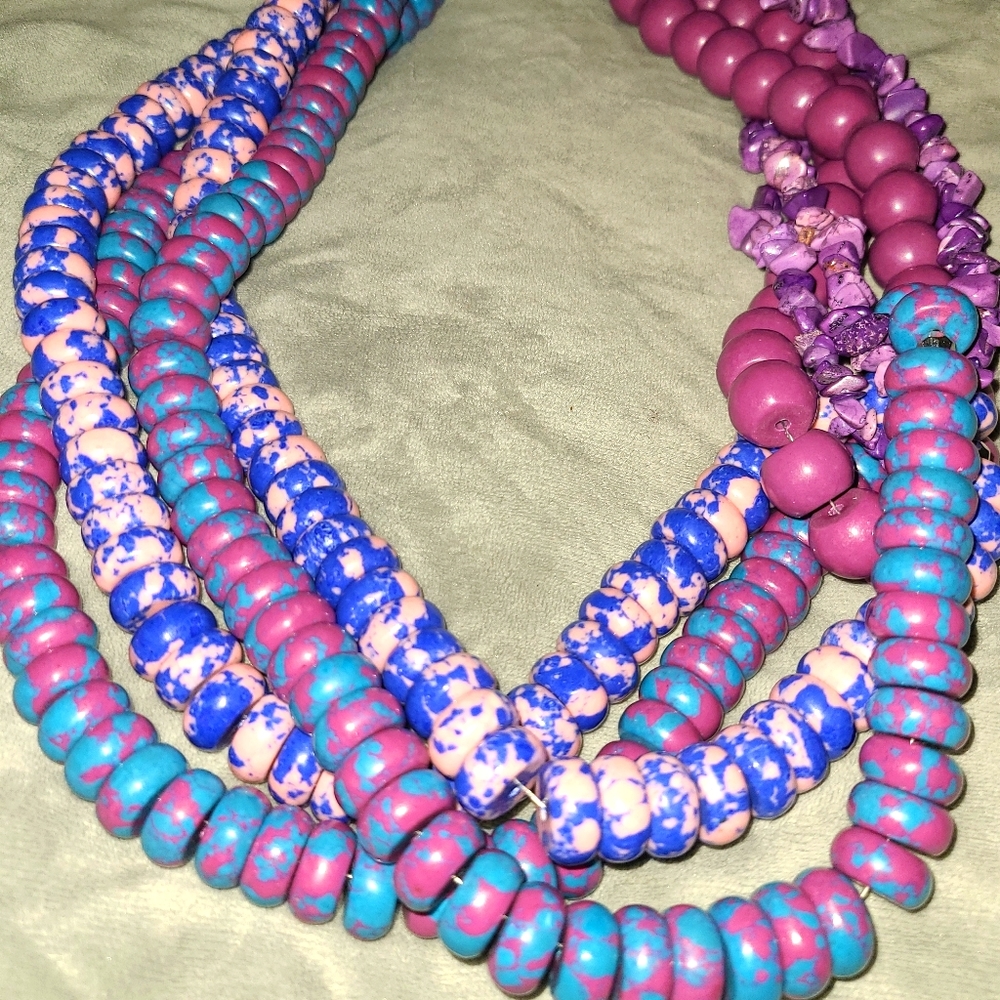 SJ Purple Terza necklace